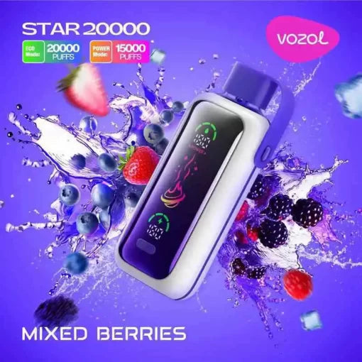Vozol Star 20000 Puffs - Mixed Berries
