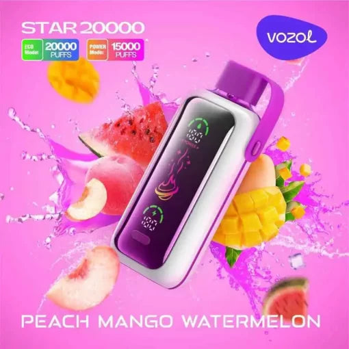 Peach Mango Watermelon - Vozol Star 20000
