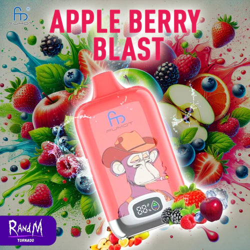 RandM Digital Box 12000 Züge Apple Berry Blast
