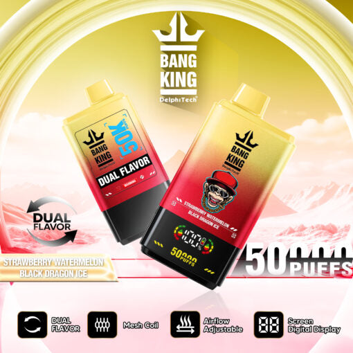 Bang King 50000 Puff-Strawberry Watermelon/Black Dragon Ice
