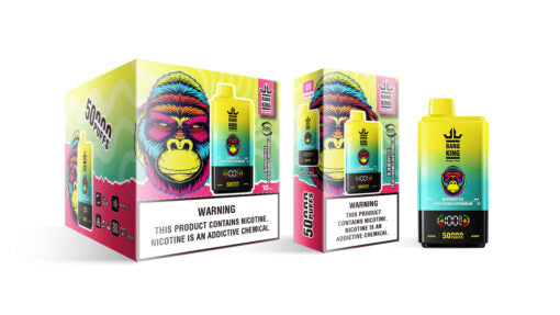 Bang King 50000 puffs - Blueberry Ice/Peach Mango Watermelon