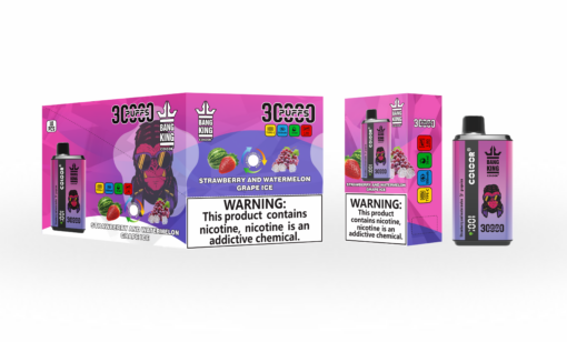 Bang King 30000 Vape- Strawberry And Watermelon & Grape Ice