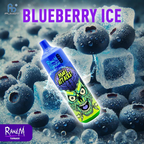 9000 Puffs Blueberry Ice RandM Tornado