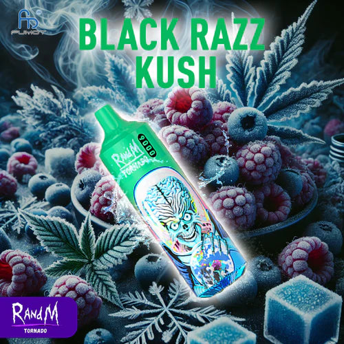Blue Razz Kush Tornado 9000 Puffs