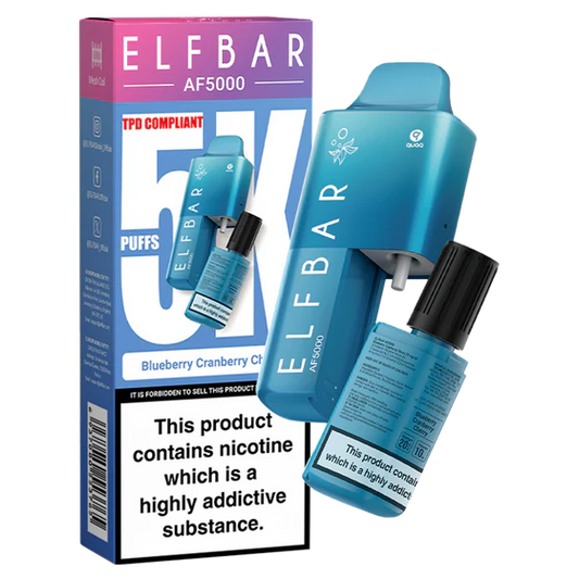 Elf Bar AF5000 Einweg-Vape Blueberry Cherry Cranberry