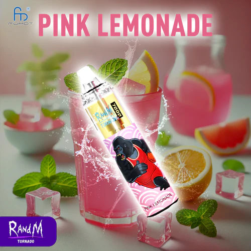 RandM Tornado Vape 7000 Puffs Pink Lemonade