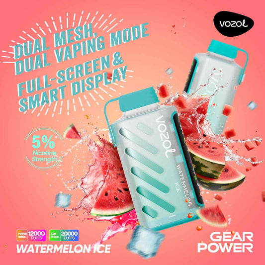 Vozol Gear Power 20000 - Watermelon Ice