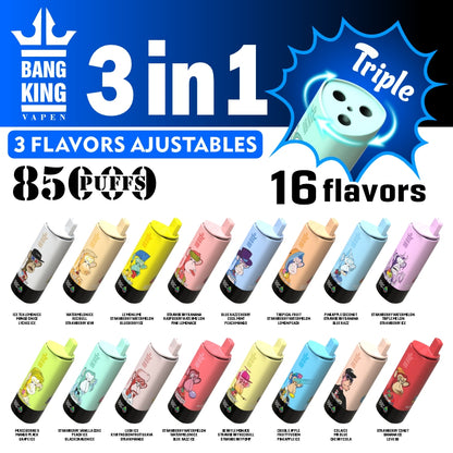 Bang King Triple 85K 3-in-1 Einweg-Vape