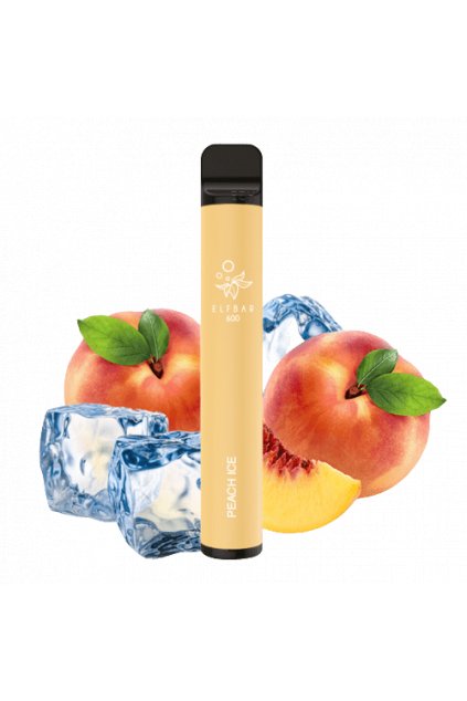 Elf Bar 600 Vape Puffs Peach Ice