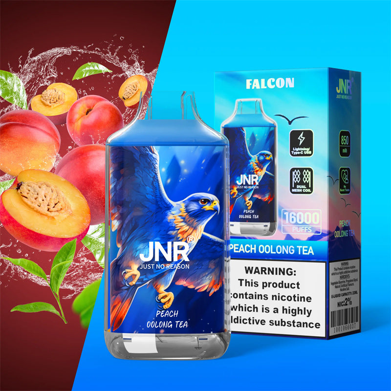 JNR Falcon 16000 Puffs Peach Oolong Tea