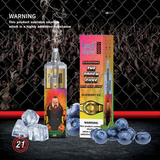 RandM Tornado 10000 Puffs - Blueberry Ice