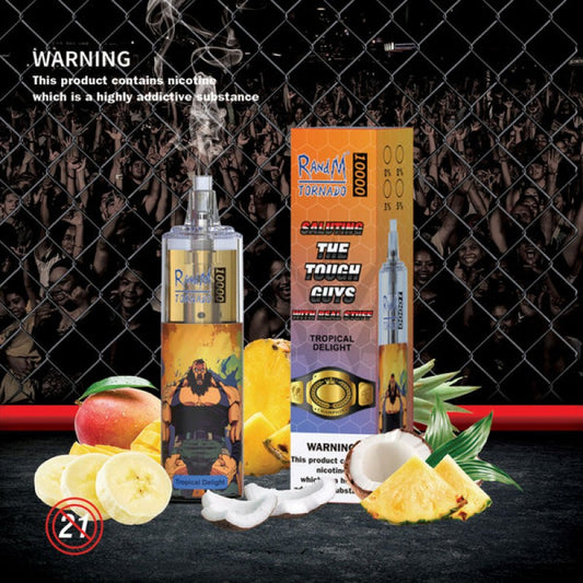 RandM Tornado 10000 Vape 5% Nikotinkonzentration - Tropical Delightt