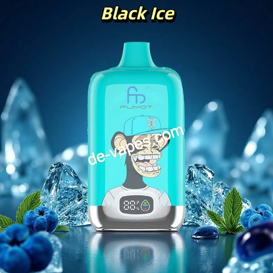 Black Ice RandM Vape Digital Box 12000