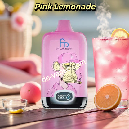 Pink Lemonade RandM Tornado Vape Digital Box 12K 