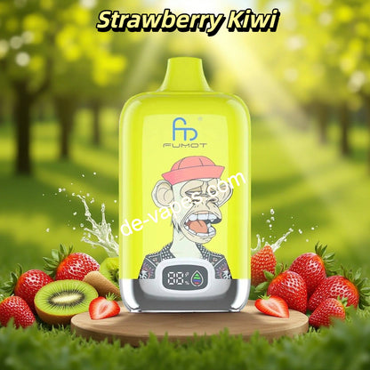 Strawberry Kiwi RandM Tornado Vape Digital Box 12K 