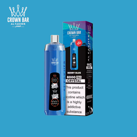 Berry Blue Al Fakher Crown Bar 8000 Puffs 