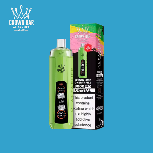Al Fakher Crystal 8000 Lemon Lime Cherry Fizz
