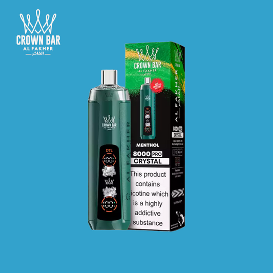  Al Fakher Crystal 8000 Puffs Menthol 