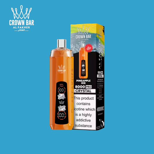 Al Fakher Vape Crystal 8K Puffs Pineapple Ice