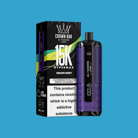 Al Fakher Hypermax 15.000 Züge Grape Mint Vape