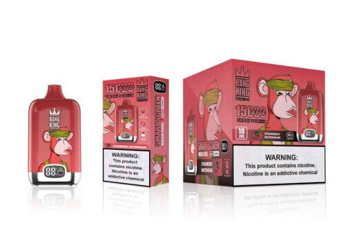 Bang King Smart Screen 15000 puffs - Strawberry Watermelon