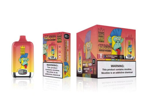Bang King Smart Screen 15000 puffs - Blueberry Cherry Lemon