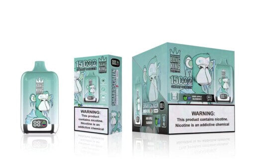 Bang King Smart Screen 15000 Puffs Sour Apple Raspberry