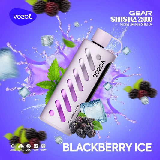 Vozol Shisha 25K Dual-Mode Einweg-Vape - Blackberry Ice