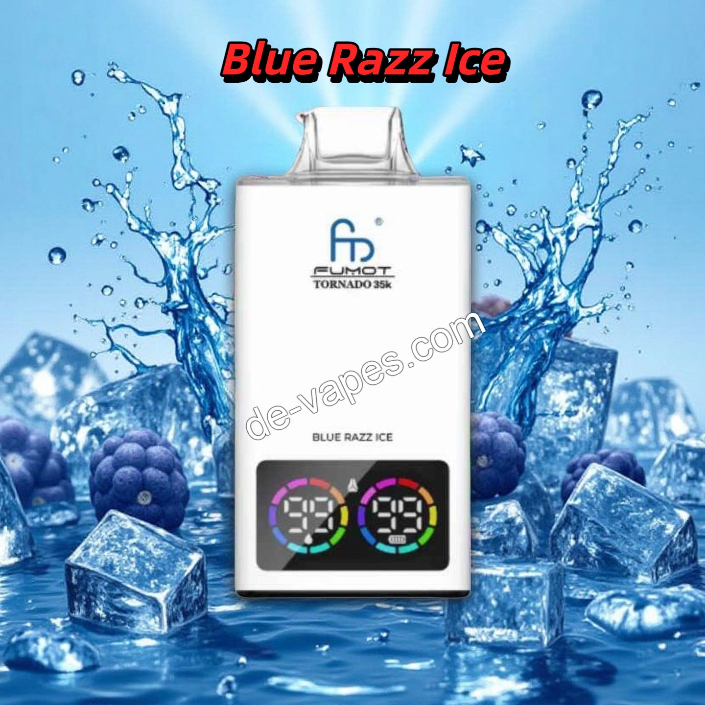 Blue Razz Ice RandM Tornado 35000