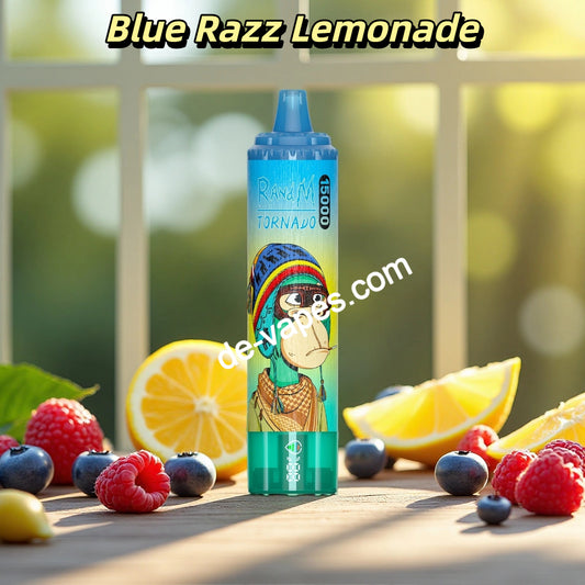 Blue Razz Lemonade RandM Tornado 15K 