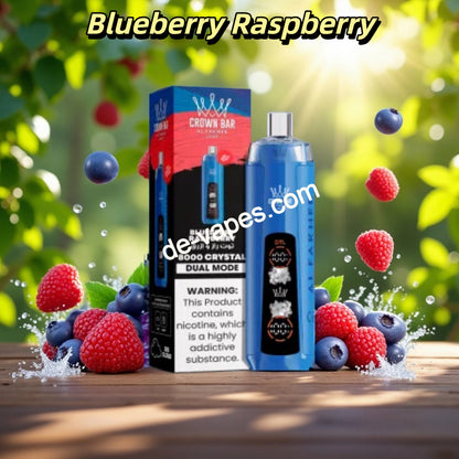 Al Fakher Crown Bar 8000 - Blueberry Raspberry
