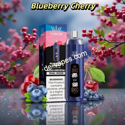 Al Fakher Crown Bar 8000 - Blueberry Cherry