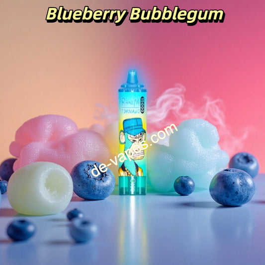 Blueberry Bubblegum RandM Tornado 15000 Puffs