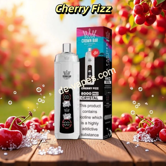 Al Fakher Crown Bar 8000 - Cherry Fizz