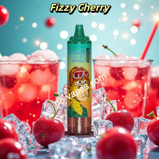 Fizzy Cherry RandM Tornado Vape 15000 