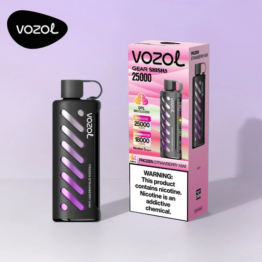 Frozen Strawberry Kiwi Vozol Gear Shisha 25000 Puffs
