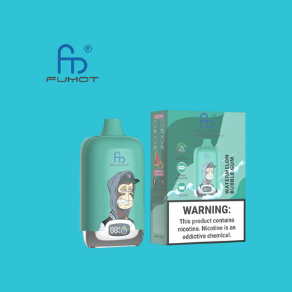 Watermelon Bubblegun Randm Digital Box 12000 Puffs