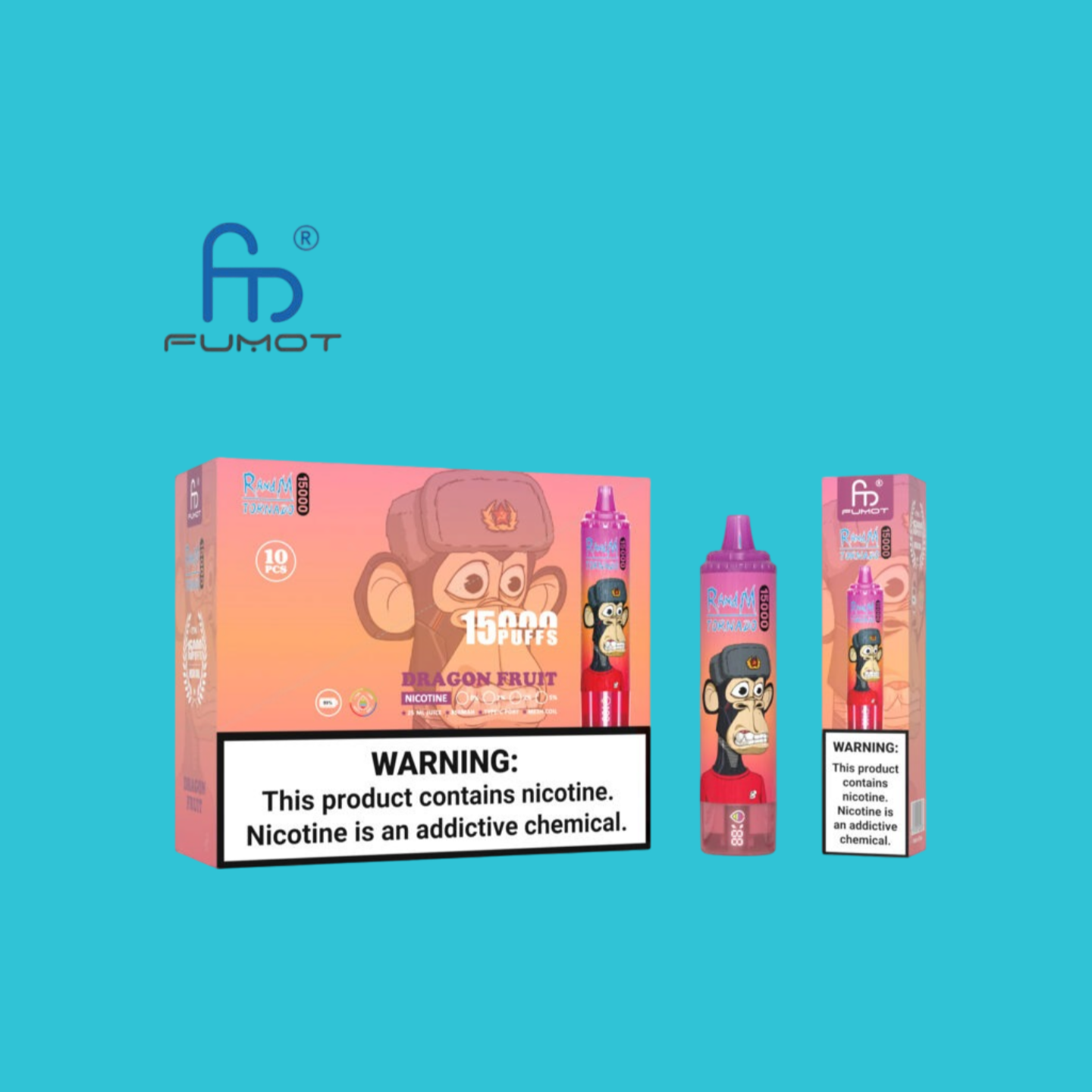 RandM Tornado 15000 Puffs Dragon Fruit