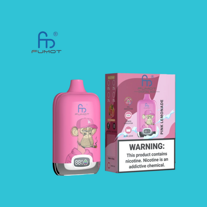 Pink Lemonade RandM Tornado Vape Digital Box 12K 