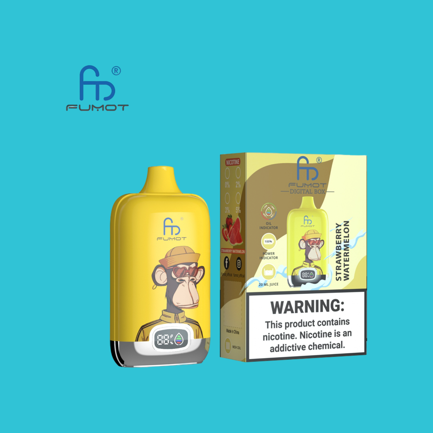 Strawberry Watermelon Randm Digital Box 12000