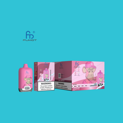 Pink Lemonade RandM Tornado Vape Digital Box 12K 