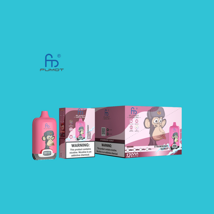 Strawberry Donut Randm Digital Box 12000 Puffs 