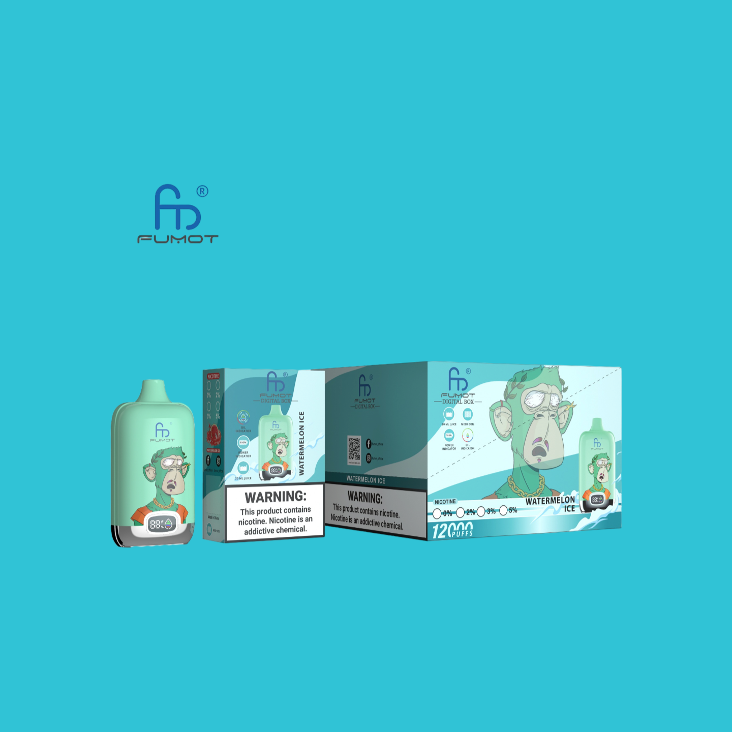 Watermelon Ice Randm Tornado 12000 Puffs