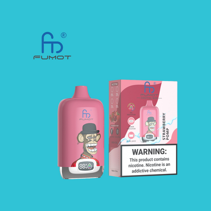 Strawberry Pomegranate RandM Tornado 12000 Puffs 