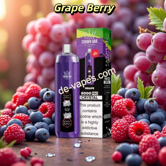 Grape Berry Al Fakher Crown Bar 8000