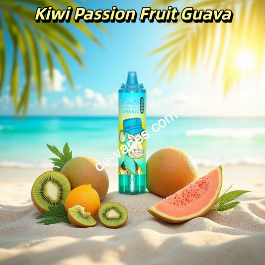 Kiwi Passion Fruit Guava Randm Tornado 15000 
