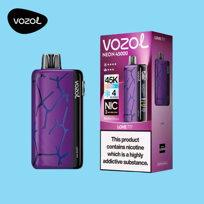 Vozol Neon 45000 Puffs Love 777 Vape