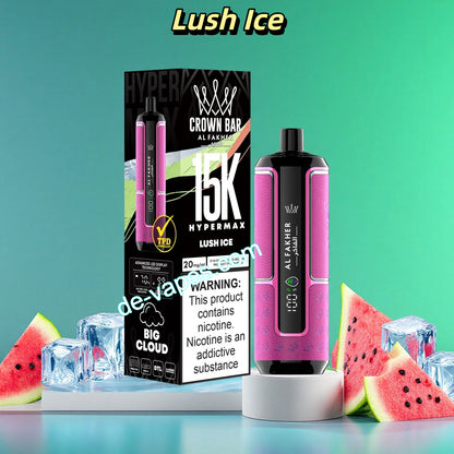 Al Fakher Vape Crown Bar 15000 - Lush Ice