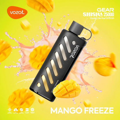 Vozol Gear Shisha 25000 Puffs - Mango Freeze
