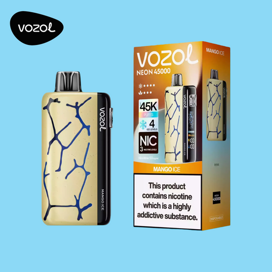 Mango Ice Vozol Neon 45000 Dual Mesh Coil Technologie